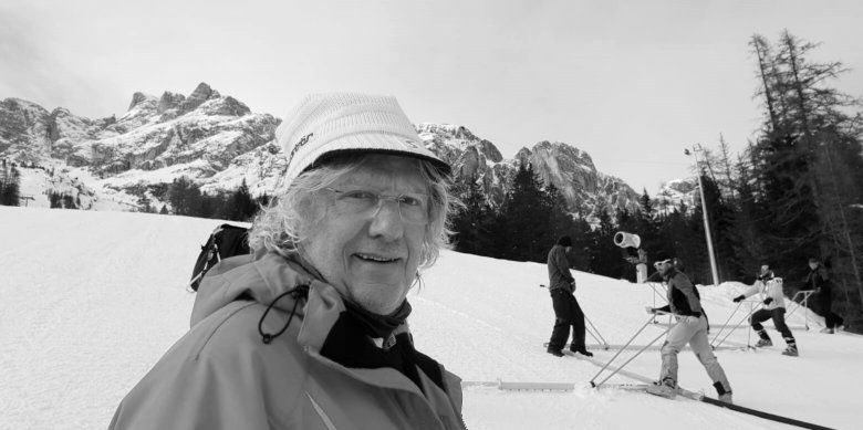Der Innovator Christian Steinbach auf der Rennpiste in Cortina. (c) Steinbach
