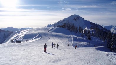 Skifahrer am Talkaser