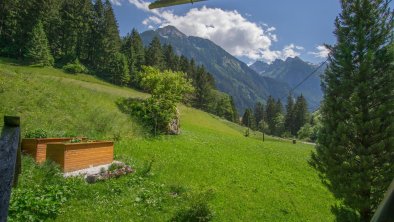 Ausblick vom Balkon Richtung Ginzling