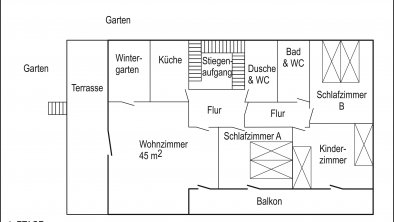 Grundriss 1. Etage