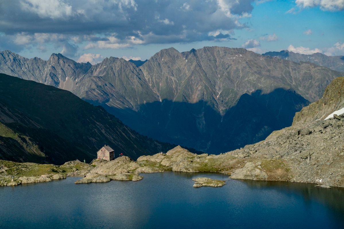 Erlanger Hütte in den Ötztaler Alpen