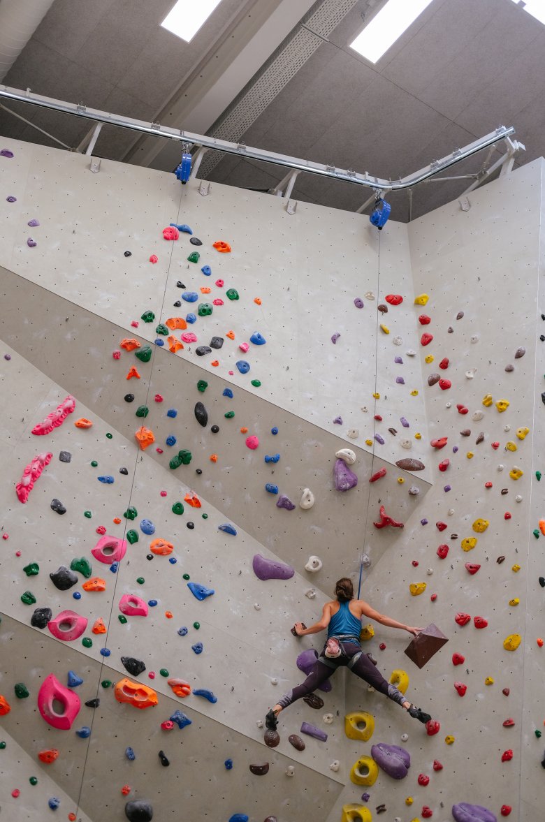 Top-Rope-Automaten, von der Maschine gesichert. (c) Simon Sch&ouml;pf
