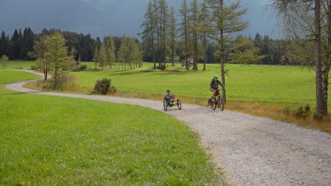 Radfahren am Mieminger Plateau&nbsp;
, © Tirol Werbung / Jörg Koopmann 