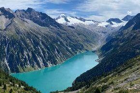 Blick auf den Schlegeis Stausee