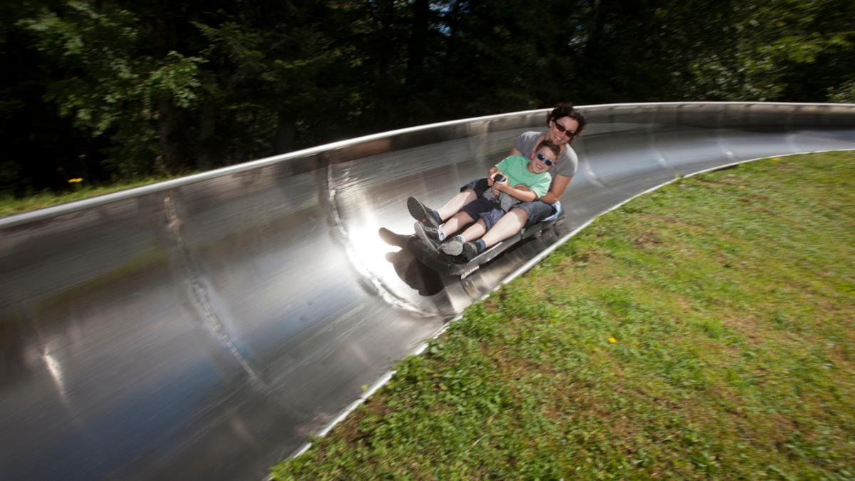 Von der Sommerrodelbahn bis zum Tiergehege – im Freizeitpark Zahmer Kaiser wird Kindern und ihren Eltern garantiert nicht langweilig., © Bernhard Bergmann