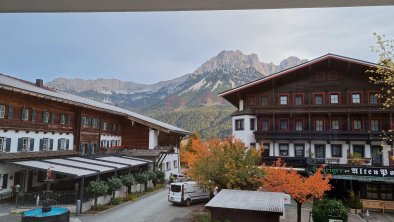 Aussicht auf Kaiser im Herbst