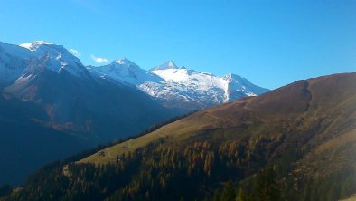 Panoramablick zum Gletscher