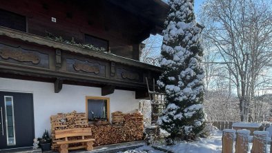 Haus am Bach - im Winter