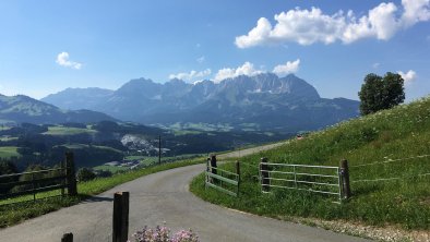 Blick Wilder Kaiser Bichlach