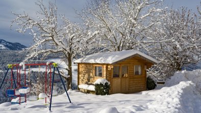 Winter Gartenhaus