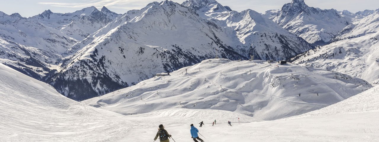 Skifahren in St. Anton am Arlberg, © Tirol Werbung / Pupeter Robert