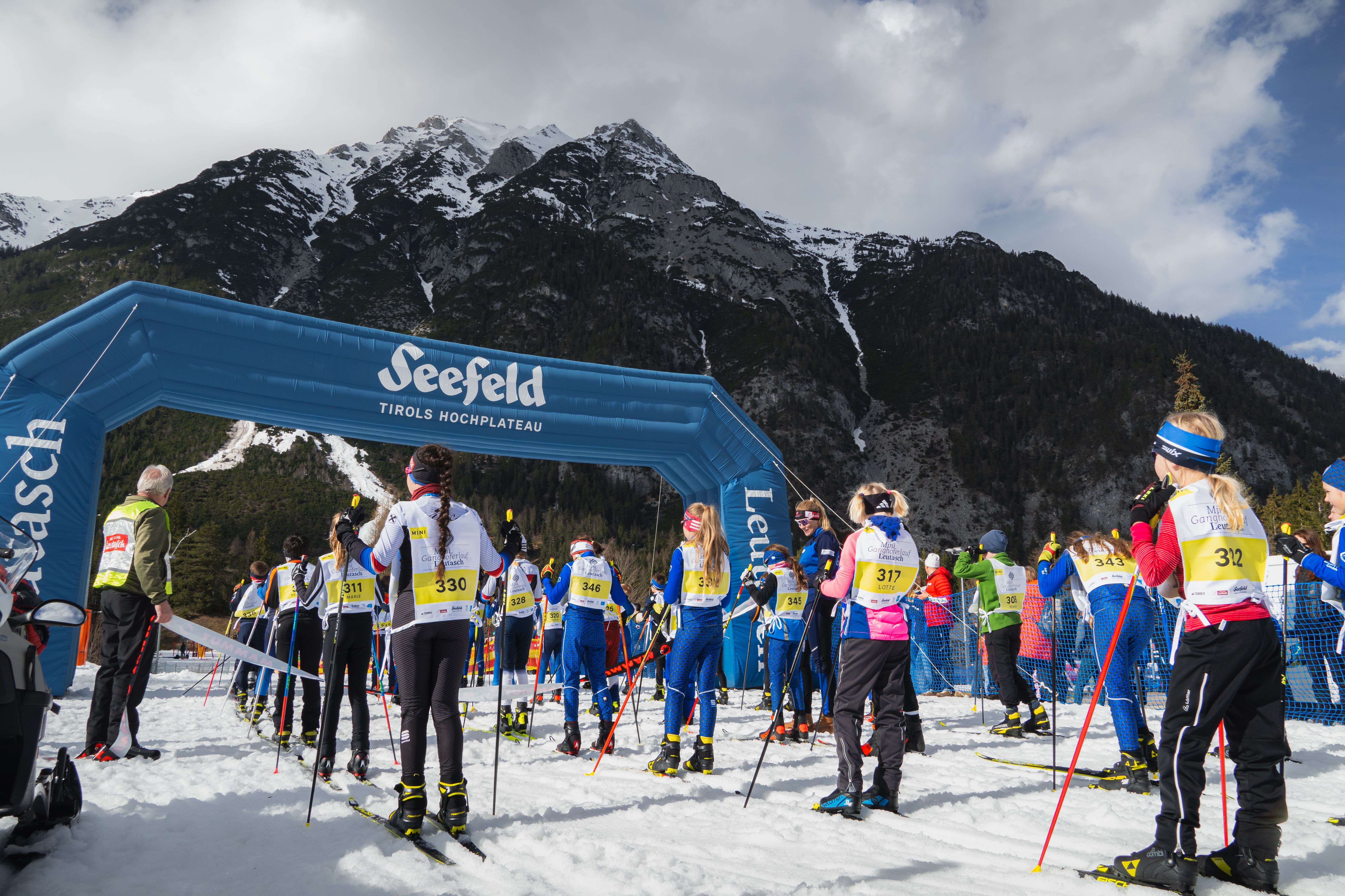 Mini-Ganghoferlauf, Startaufstellung