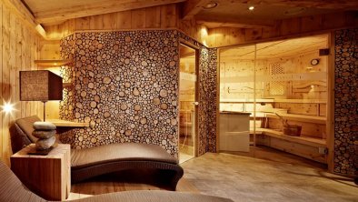 Saunabereich im Hotel Berghof Hintertux