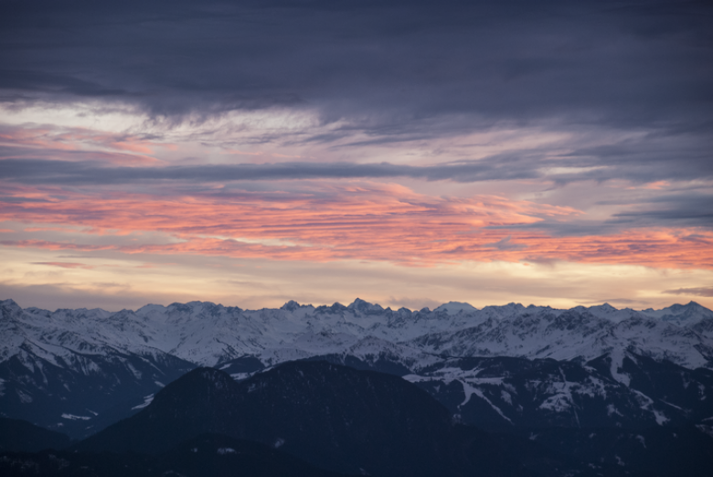 Sonnenuntergang vom Spitzstein, © Jannis Braun