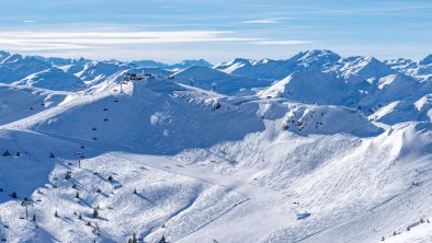 Landschaft Skigebiet Hahnenkamm Winter Panorama (c