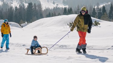 Rodeln in Osttirol, © Tirol Werbung/Hans Herbig