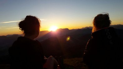 Moahof Appartements Alpbach, Sonnenaufgang Gratlsp, © Klingler Sandra