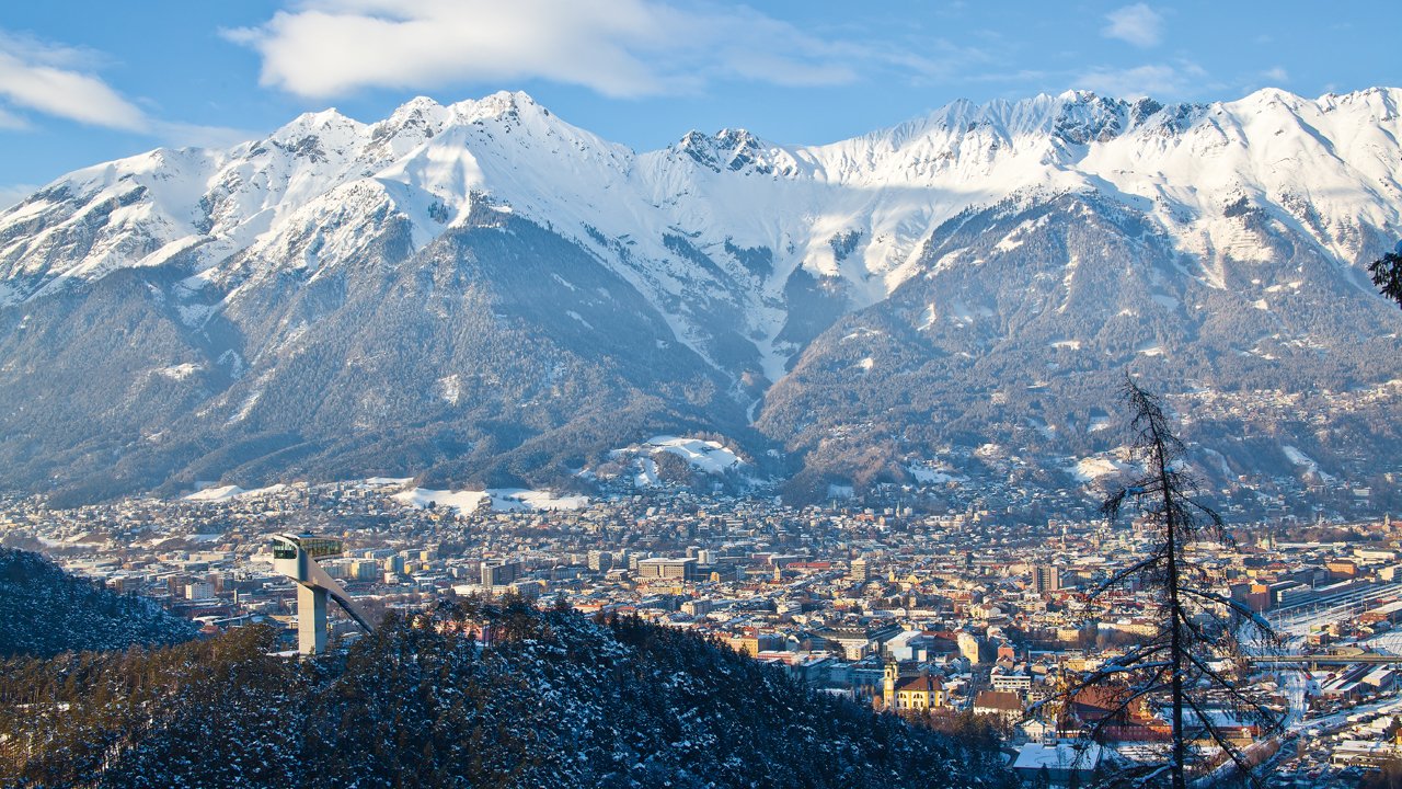 Blick auf Innsbruck im Winter, © Innsbruck Tourismus