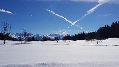 Golfplatz im Winter
