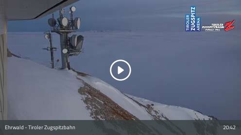 Webcam Tiroler Zugspitzbahn Bergstation