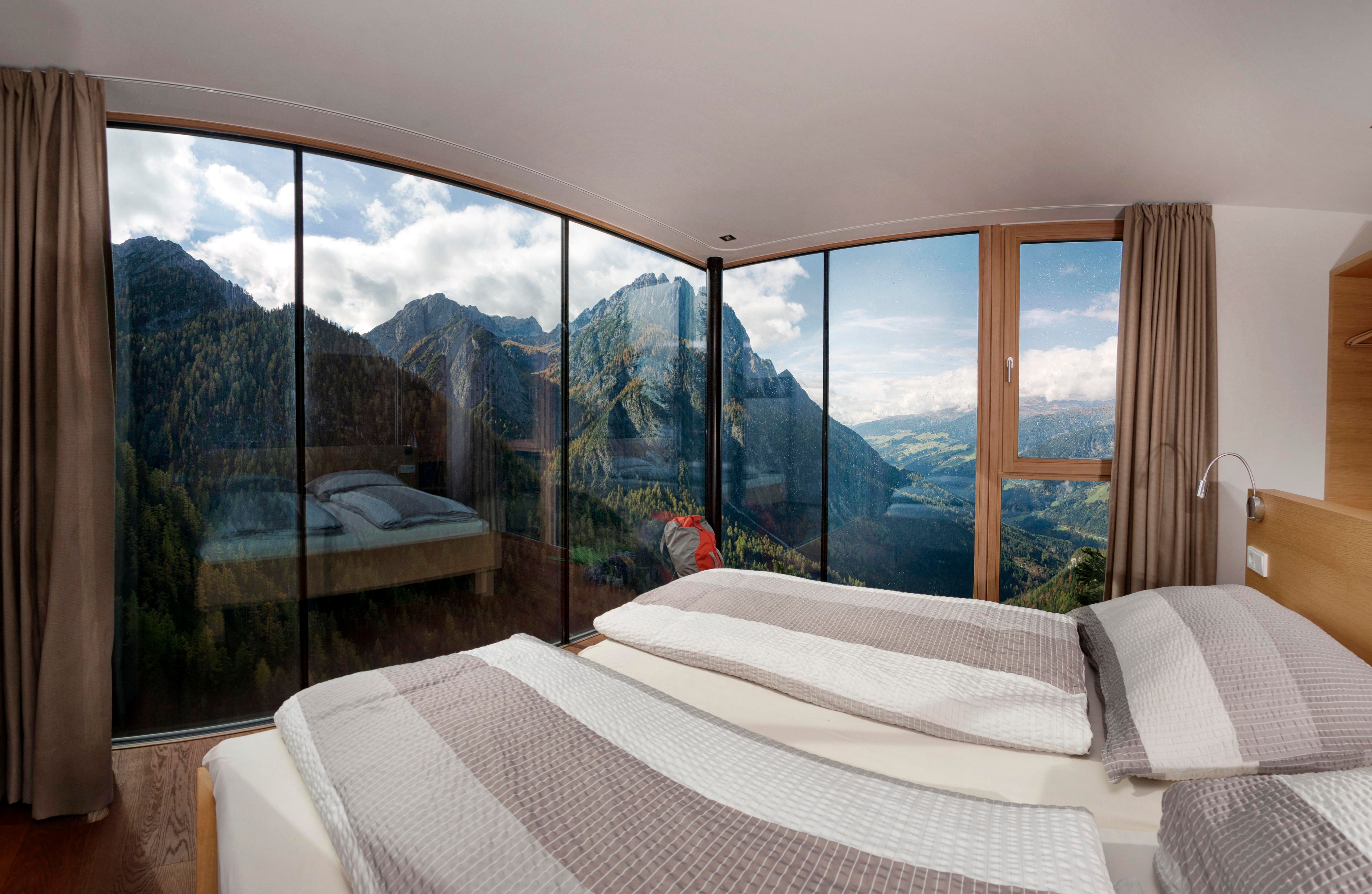 Dolomitenhütte, Zimmer Adlerhorst.