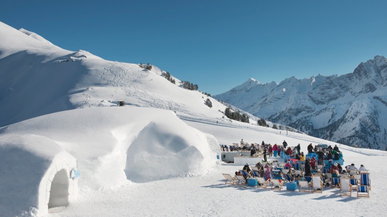 White Lounge im Skigebiet Mayrhofen, © Mayrhofner Bergbahnen/Frank Bauer