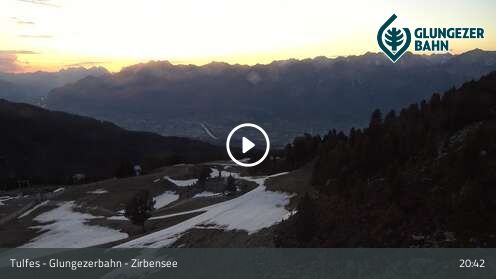 Webcam Glungezerbahn - Zirbensee