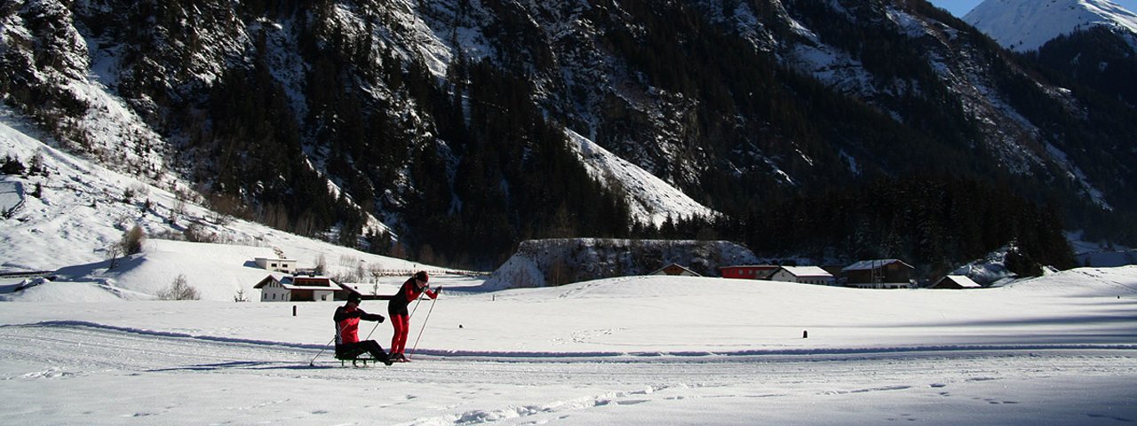 Schlittenlanglauf in Kaunertal, © Tiroler Oberland