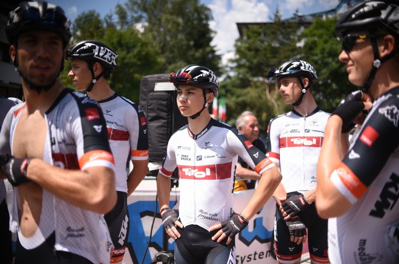 Insgesamt stellten sich sechs Fahrer des Tirol KTM Cycling Team der Herausforderung des diesj&auml;hrigen Giro d&rsquo;Italia U23.
&copy; Haumesser/Ride with Passion
