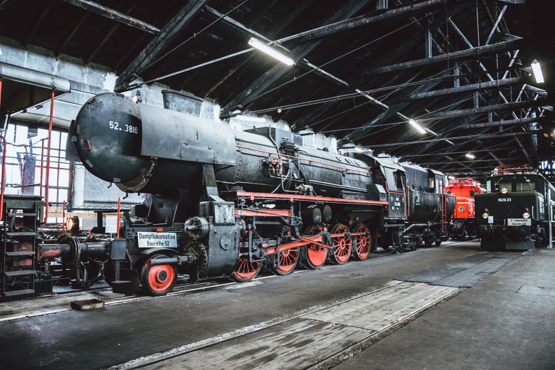 Im alten Heizhaus des Bahnhofs kann man tief in die Geschichte eintauchen.