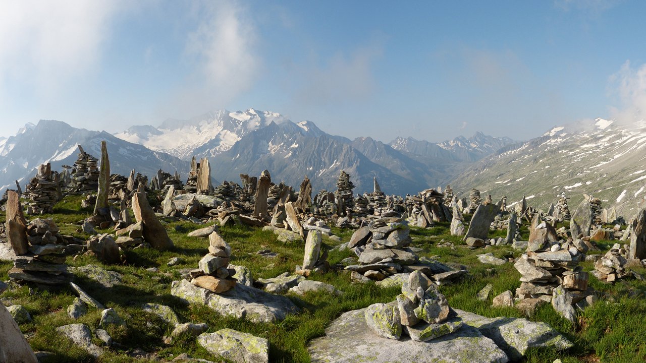Steinmandln am Petersköpfl im Hochgebirgs-Naturpark Zillertaler Alpen, © Naturpark Zillertaler Alpen 