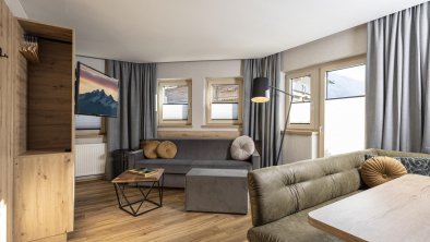 Apartment Enzian und Alpenrose Wohnraum