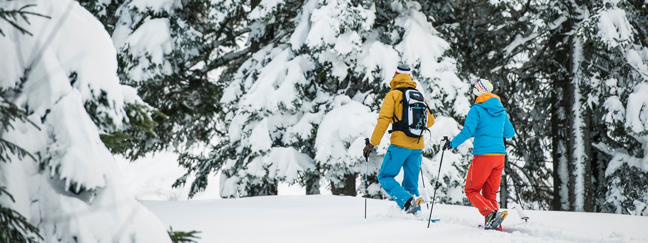 Schneeschuhwanderung Auffangalm Richtung Seblasspitze, © Stubai Tirol/Andre Schönherr