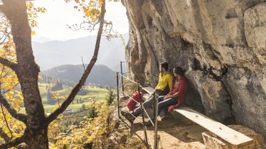 Aussicht auf der Felsschlucht „Teufelgasse“ bei Kirchdorf in Tirol, © Kitzbüheler Alpen Marketing/Sportalpen