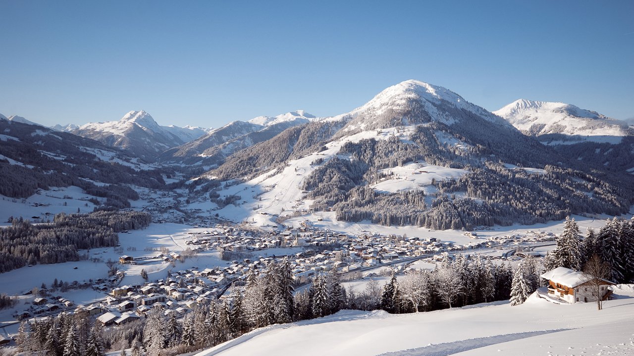 Blick auf Kirchberg und den Gaisberg im Winter, © Kurt Tropper