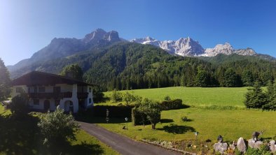 Ausblick auf die Loferer Steinberge