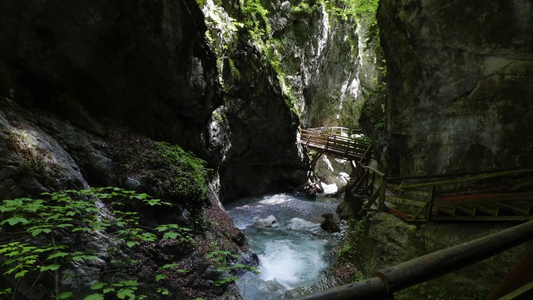 Wolfsklamm bei Stans im Karwendel, © Tirol Werbung/Bernhard Aichner