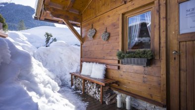 Sauna Außenansicht Winter, © Hotel Karlwirt