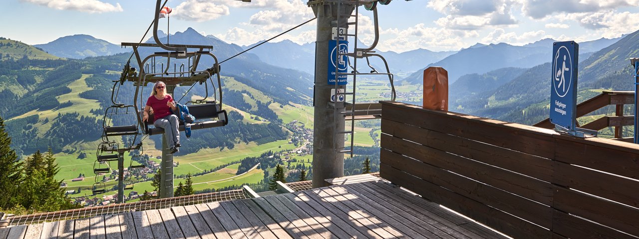 Wannenjochbahn in Schattwald, © TVB Tannheimer Tal / Achim Meurer