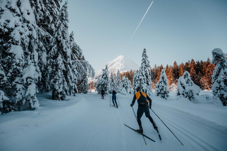 Beim Langlaufen in Wildmoos - Seefeld.
, © Charly Schwarz, Outville